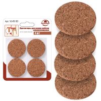 Протекторы для ножек мебели самоклеющиеся пробка 4шт 45-50