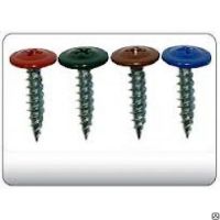 Саморезы с прессшайбой 4,2*25 острые (темно-корич.) RAL8017