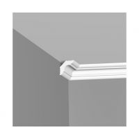 Плинтус потол. бел. гладкий 2м Е-25