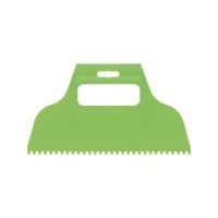 Шпатель малярный пласт СИБРТЕХ зубчатый 4*4мм  86014