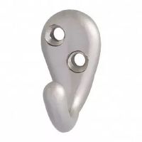 Крючок-вешалка №8 (мат. никель)  1рож.   18466