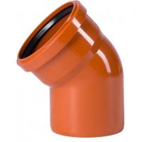 Отвод Дн110х45° коричневый 128-1523