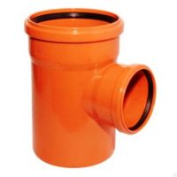 Тройник Дн110*110*87° коричневый  128-1517