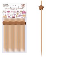 Шпажки для канапе "Космос" (золото), 24 шт, длина 12 см  80-591