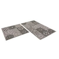 Набор ковриков д/ванны SHAHINTEX LOOP ITALIANO  мозаика серый 50  802258