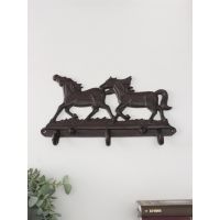 Крючки декоративные чугун "Двойка коней" 30*4*18   10869147