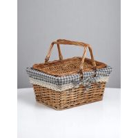 Корзина ЛУКОШКО 35*26*18 плетеная, с крышкой  10890235
