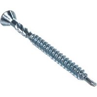 Шуруп для полов и паркета 3,2*40 CFB 0341 белый цинк