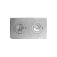 Плита 2-х конфорочная П-2-1 (585х340)