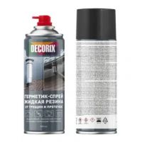 Герметик-спрей жидкая резина DECORIX 520мл чёрный  0126-01