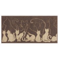 Коврик д/ванны SHAHINTEX LOOP ITALIANO 50*80 кошечки кофе с молоком 55  802128