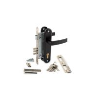 Замок врезной РЯЗАНЬ ЗВ 4-3-СП-11РФ-7-010 черный К-78401  3991