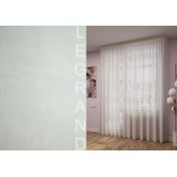 Тюль ЛЕН 500*260 с утяжелителем белый