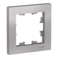 Рамка 1-постовая алюминий ATLAS DESIGN ATN000301