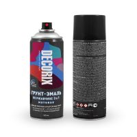 Грунт-эмаль по ржавчине DECORIX 3в1 520мл аэрозоль черный матовый  0106-02