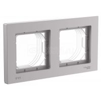 Рамка 2-пост. AtlasDesign Aqua IP44 алюм. SE ATN440302/ 462733