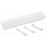 Заглушка 12 мод.бел./серая ИЭК