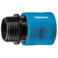 Соединитель GRINDA быстросьемн. 3/4" с внешн.резьбой  8-426502