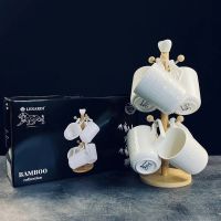 Набор из 6 кружек 320мл BAMBOO на подставке 140-117