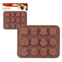 Форма для шоколадных конфет силик.СОВЫ  80-330