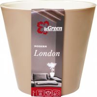 Горшок для цветов InGreen London D125 1л Молочный шоколад ING1552мшок