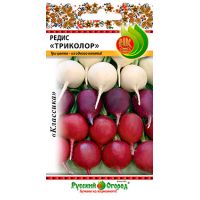 Семена РУССКИЙ ОГОРОД Редис Триколор 3г смесь