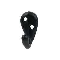 Крючок-вешалка №8 (черный)  1рож.   19538