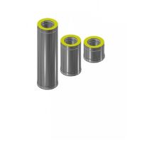 Труба-сэндвич нерж+нерж. (0,8мм) 115*200 1м  AISI   008070