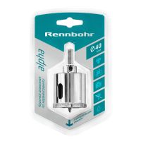 Коронка алмазная 40мм Rennbohr по керамограниту и керамике  676240