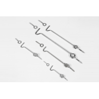 Крючок накидной с осью 80мм д-3,9 оц.    д191