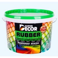 Резиновая краска SuperDecor № 5 Алые паруса 1кг