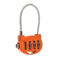 Замок навесной MSM VH3 оранжевый  г208