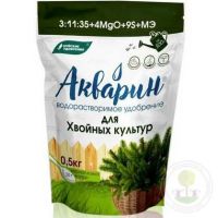 АКВАРИН Удобрение водорастворимое для хвойных культур 0,5кг  19438
