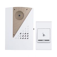 Звонок беспроводной 36 мелодий 80м 004 2х1.5В АA бел.-сер. Basic EKF DBB-A-004  535095