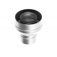 Переход с однок.на двухконт.нерж.(0,8мм) 150*220