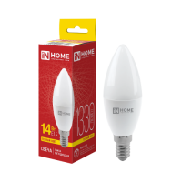 Лампа светодиодная LED-СВЕЧА-VC 14Вт 230В E14 3000K 1330Лм IN HOME	3096