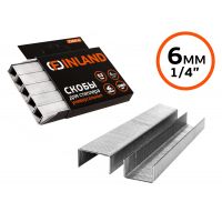 Скобы для степлера FINLAND высокопрочные 6мм, ТИП 53, 1000шт  2360-6