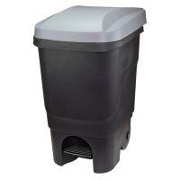 Бак 60л с педалью на колесах М2398