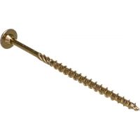 Шуруп с/нарез. д/дерева прессшайба 6*120 1шт. желтый цинк СТ06012/320612