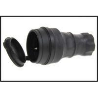 Штепсель каучук с заземлением Mutlusan MUT-29