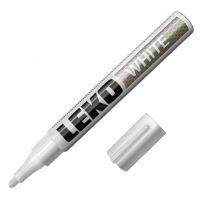 Маркер  белый, Lekon, с нитроэмалью 011902