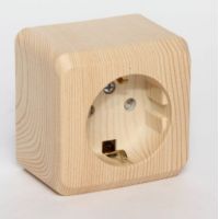 ЭТЮД Розетка РА 16-004d 1м з/к о/у сосна ЭТЮД