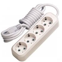 Удлинитель 4гн.*10м с/з MAKEL MGP158