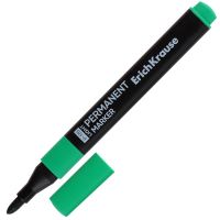 Маркер перманентный, пулевидный, 2,5 мм, цвет зеленый P-170 light, Erich Krause, 63566