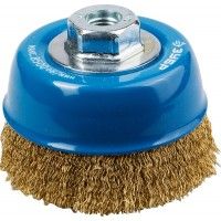 Щетка чашечная ЗУБР для УШМ витая латун.100мм 3526-100_z01,02