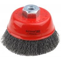 Щетка чашечная ЗУБР для УШМ витая 100мм ЗУБР 35261-100_z01,02