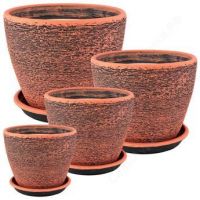 Горшок Бутон Винтаж оранж 2л Ф17 h15  720644