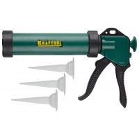 Пистолет-шприц для герметиков KRAFTOOL 320мл  06677_z01