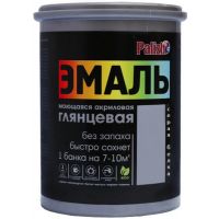 Эмаль акриловая глянцевая Palizh №610 1кг серая белка  11606907