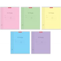 Тетрадь 24лист. в ассортименте картонная обложка